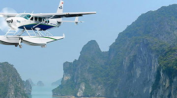Survoler la baie d'halong en hydravion