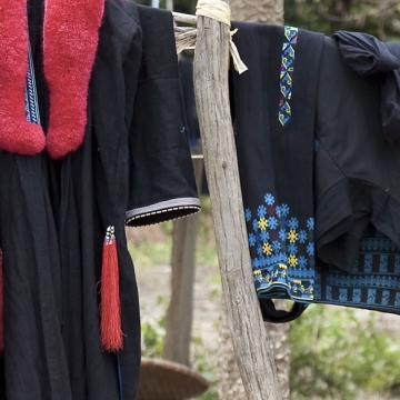 Femme ethnique dans la réserve de Luang Namtha au nord Laos