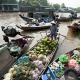 Marché flottant de Cai Rang à Can Tho au sud Vietnam