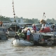 Marché flottant de Cai Rang à Can Tho dans le delta du Mékong