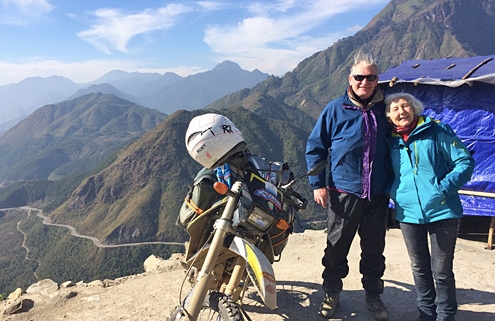 Au coeur de la province de Ha Giang, lors d'un voyage à moto au Vietnam