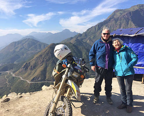 Au coeur de la province de Ha Giang, lors d'un voyage à moto au Vietnam