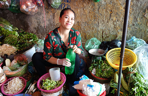 Les marchés locaux de Hanoi