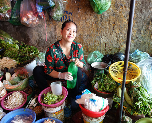 Les marchés locaux de Hanoi