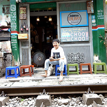 Food tour et marché local avec The Railway Hanoi