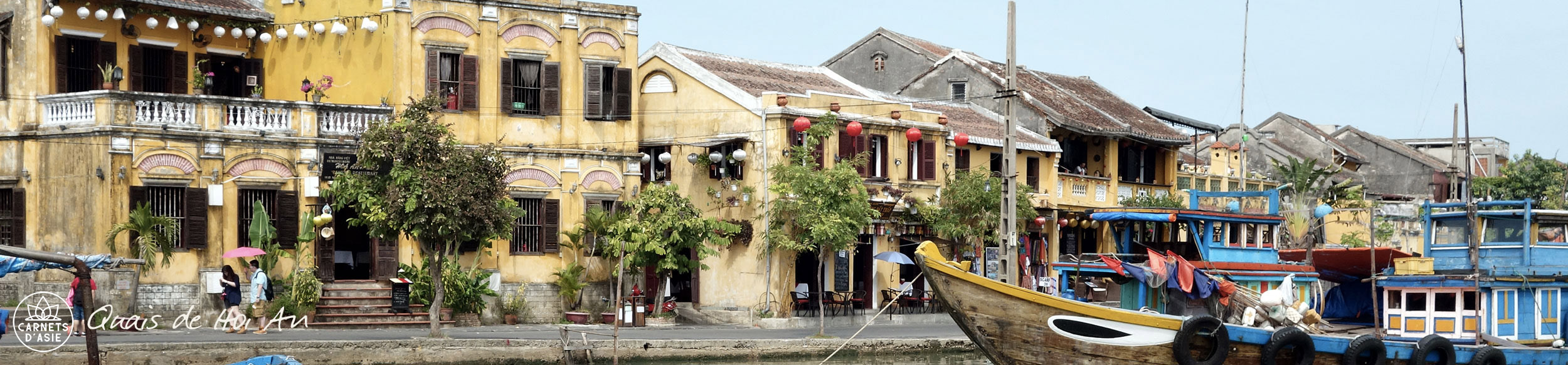 Quai de la vieille ville de Hoi An au Vietnam