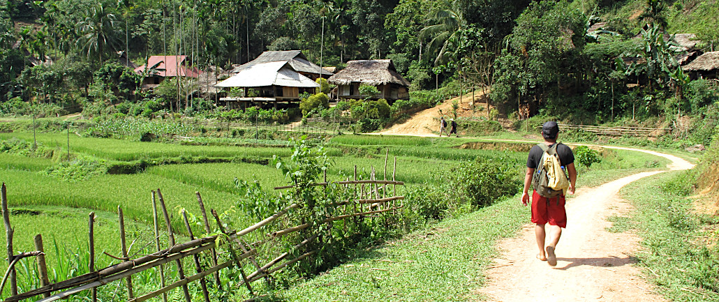 trek dans la réserve de Pu Luong