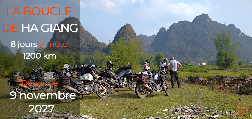 Roadtrip à moto en petit groupe au Vietnam
