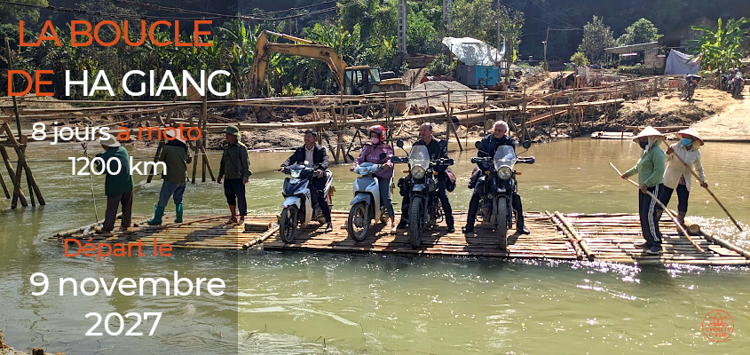 Excursion à moto en royal enfield au Vietnam