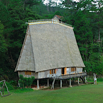 Maison Rong des hauts plateaux du Vietnam